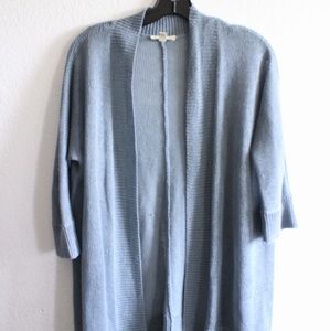 Eileen Fisher Blue Long Cardigan